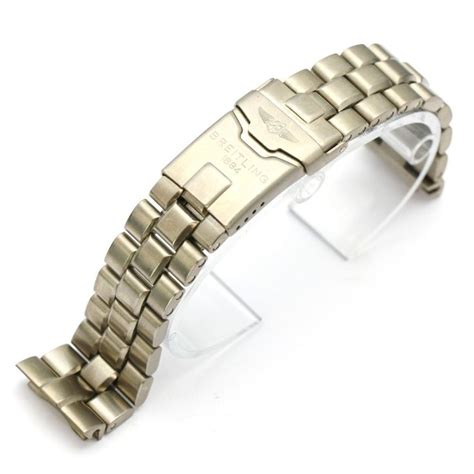 breitling titanium bracelet for sale|authentic Breitling watch bands.